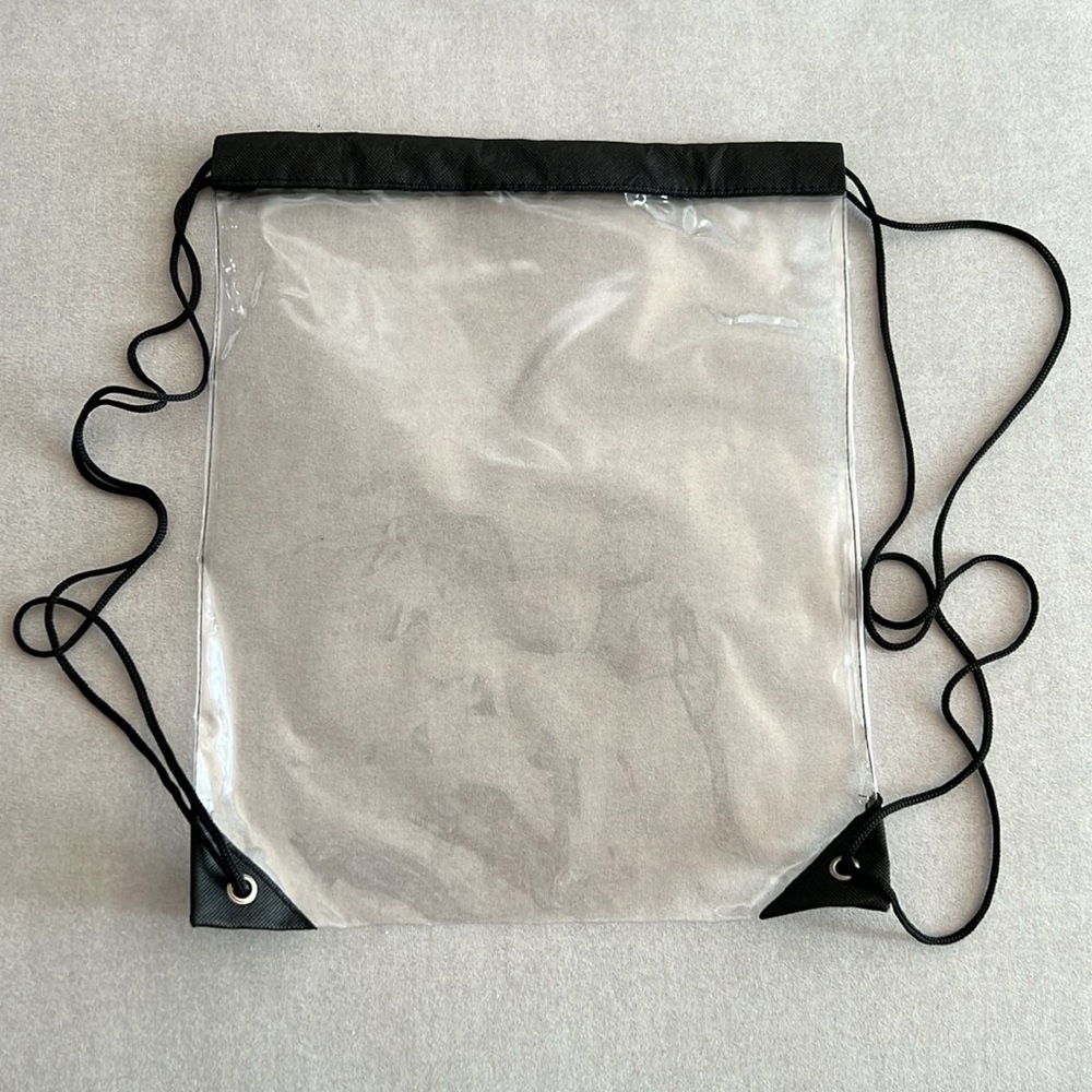 Clear Backpack And Clear Drawstring Bag (Includes… - image 4